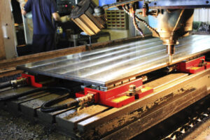 CNC End Milling Large Metal Sheet