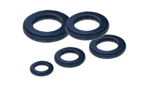 group of coolant rings of different sizes