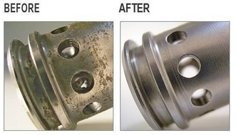 Stainless Steel Turned & Machined Part Deburring Using Techniks Magnetic Spinner Deburring Tool